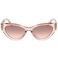 Dior Diorsignature B7i Butterfly Sunglasses in Black | Lyst