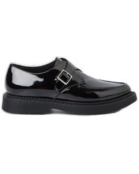 Saint Laurent - Buckle Leather Shoes - Lyst