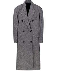 Isabel Marant - Double Breasted Coat - Lyst
