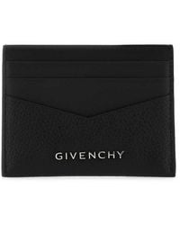 Givenchy - Black Leather Card Holder - Lyst
