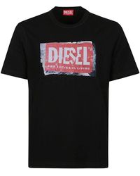 DIESEL - T-shirt With `t-adjust-q6` Logo, - Lyst