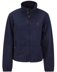 Polo Ralph Lauren - High Neck Zipped Jacket - Lyst