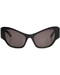 Balenciaga - Logo Side Printed Sunglasses - Lyst