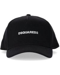DSquared² - D2 Baseball Black Baseball Cap - Lyst