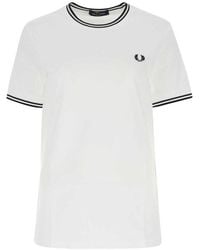 Fred Perry - Twin Tipped Crewneck T-shirt - Lyst