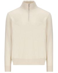 Loro Piana - High-neck Knitted Jumper - Lyst