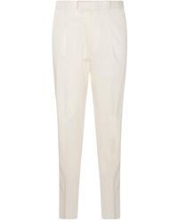 ZEGNA - Trousers White - Lyst