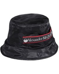 Alexander McQueen Logo Band Bucket Hat - Black