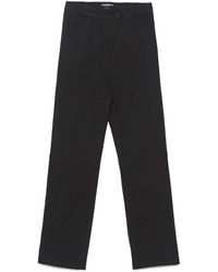 Womens Clothing Trousers Slacks and Chinos Skinny trousers Ann Demeulemeester Leather Pants in Black 