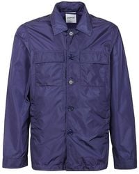 Aspesi - Spread-collared Buttoned Shirt Jacket - Lyst
