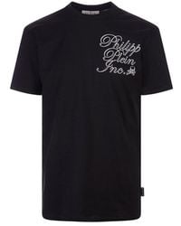 Philipp Plein - T-Shirt With Tm Print On Front And Back - Lyst