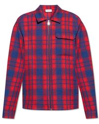 Moncler - Checked Shirt In Wool, - Lyst