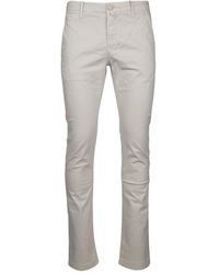 Jacob Cohen - Straight Leg Stretched Chinos - Lyst