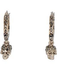 Alexander McQueen Skull Earrings - Metallic
