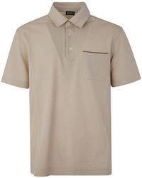 Zegna - Pure Cotton Polo Clothing - Lyst