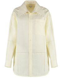 Bottega Veneta - Linen Shirt - Lyst