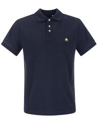 Moose Knuckles - Pique Logo Embroidered Polo Shirt - Lyst