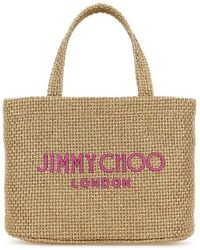 Jimmy Choo - East-West M Beach Tote Bag - Lyst