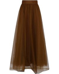 Zimmermann - Midi Tulle Skirt With Layered Design - Lyst