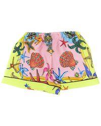 versace pajama shorts