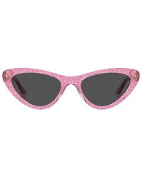 Chiara Ferragni - Cat Eye Frame Logo Plaque Sunglasses - Lyst