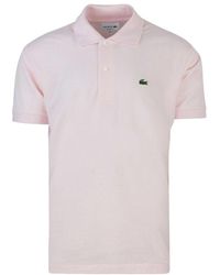 Lacoste - Polo Piquet Rosa - Lyst