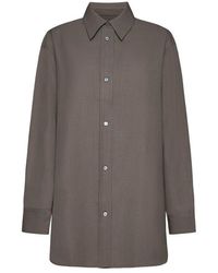 Studio Nicholson - Long Sleeved Buttoned Shirt - Lyst