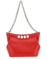Alexander McQueen - The Peak Curved Small Shoulder Bag - Lyst