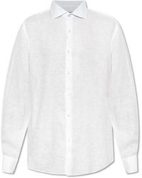 Paul & Shark - Linen Shirt - Lyst