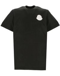 Moncler - Logo Patch T-shirt - Lyst