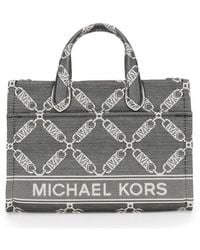 MICHAEL Michael Kors - Small Gigi Monogram Jacquard Tote Bag - Lyst