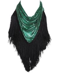 Rabanne - Chainmail Fringe Detailed Scarf - Lyst