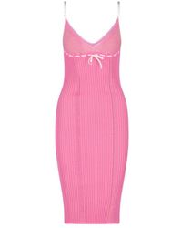 Cormio - Bow Detailed Sleeveless Midi Dress - Lyst