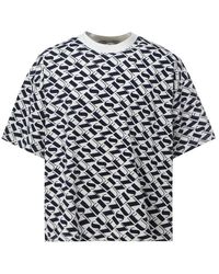 Sunnei - All-Over Monogram Printed T-Shirt - Lyst
