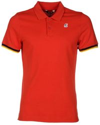 K-Way - Short-sleeved Polo Shirt - Lyst