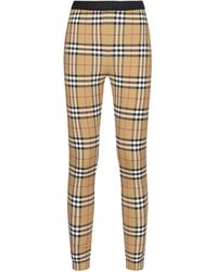 Burberry Vintage Check Leggings - Multicolour