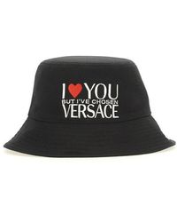 Versace - Fisherman Hat "I ♡ You But..." - Lyst