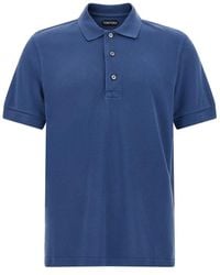 Tom Ford - Piqué Polo Shirt - Lyst