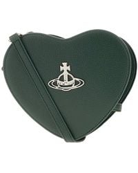 Vivienne Westwood - Louise Heart Orb Plaque Shoulder Bag - Lyst