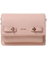 Liu Jo - Logo Lettering Medium Crossbody Bag - Lyst