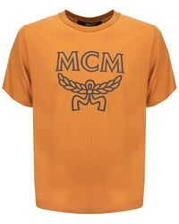 MCM - Logo T-Shirt - Lyst