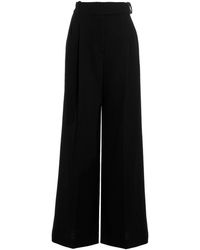 Alexandre Vauthier - Pin Tuck Wide Trousers - Lyst
