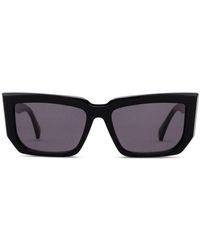Max Mara - Rectangular Frame Sunglasses - Lyst