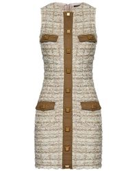 Balmain - Paris Mini Dress - Lyst