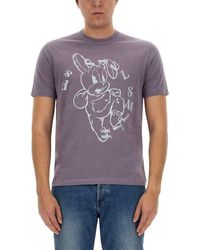 PS by Paul Smith - Bunny Print T-Shirt - Lyst
