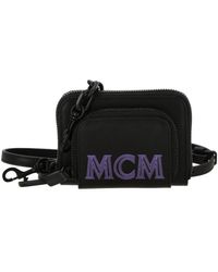 MCM - Logo Printed Zipped Wallet - Lyst