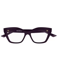 Balenciaga - Cat-Eye Frame Glasses - Lyst