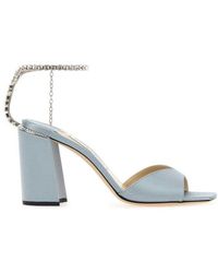 Jimmy Choo - Saeda 85 Ankle-strapped Sandals - Lyst