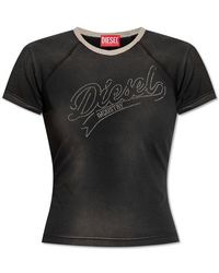 DIESEL - ‘T-Vincie’ T-Shirt With Logo - Lyst