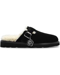 KENZO - Matto Shearling Clogs - Lyst